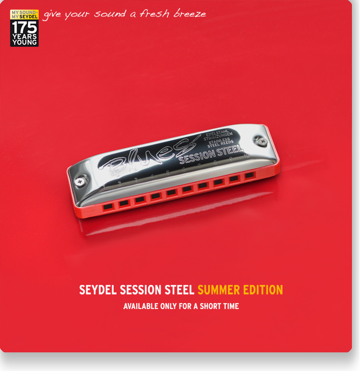 SEYDEL Session Steel [2022 Summer Edition] 【10ホールズ(ブルースハープ)】