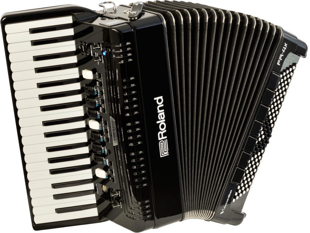 ☆B級品特価☆【Roland】 V-accordion FR-4X【黒】 (37鍵/120ベース) 《純正ソフトケース付き》