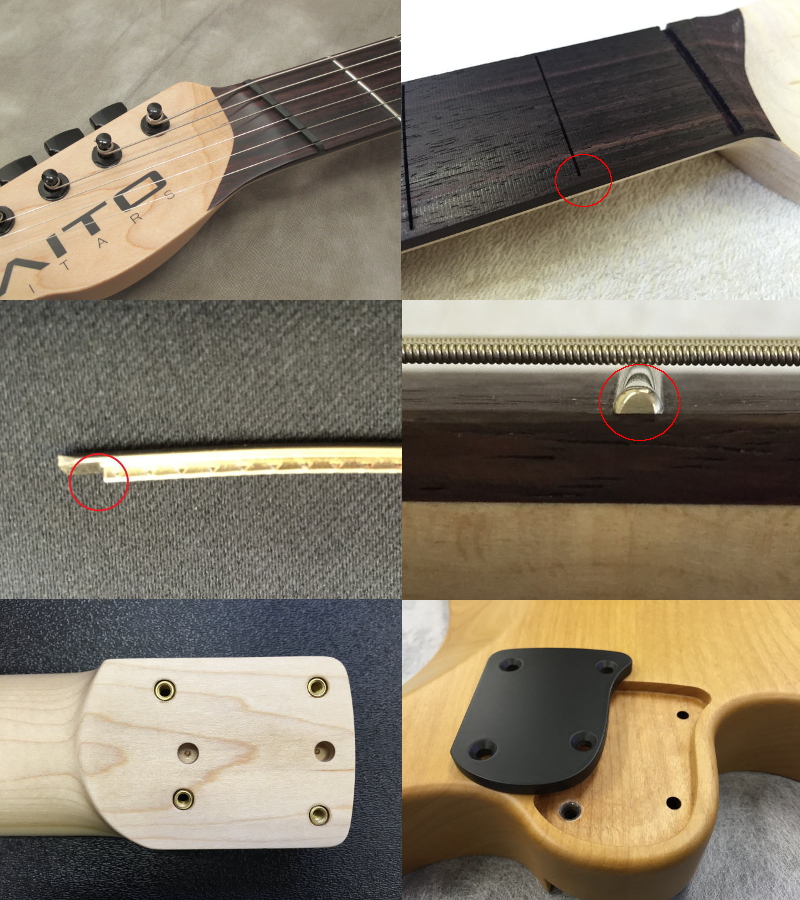 Saito Guitars S-624L (Black) -Left Hand-