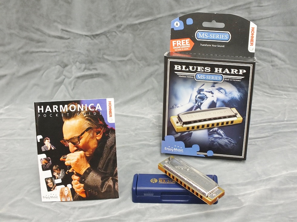 ☆ハーモニカケースプレゼント☆【3本セット】HOHNER Blues Harp 【10ホールズ(ブルースハープ)】 - 谷口楽器